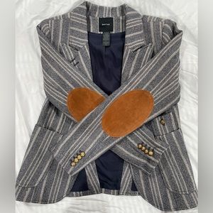 Smythe tweed blazer with leather elbow pads
